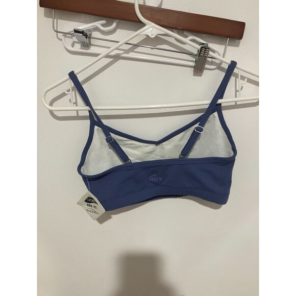 RRS Road Runner Sports Lycra + Supplex Sports Bra, Blue, Small, NWT - Picture 2 of 3